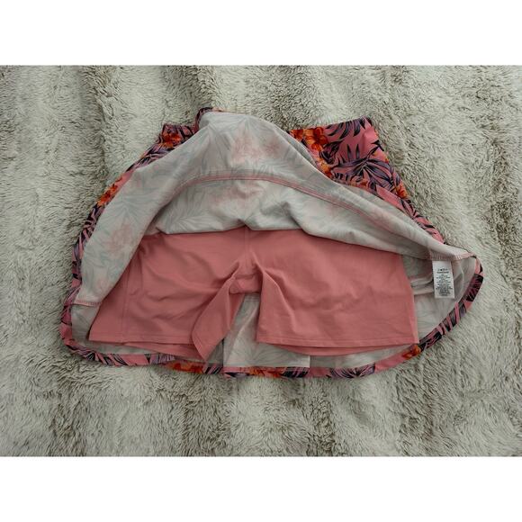 Tommy Bahama Women’s Golf Tennis Skort Size Large Stretch UPF 50 Pink Print - Picture 3 of 6